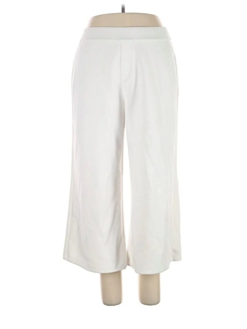 TRUTH BY REPUBLIC Ivory Casual Wide Leg Crop Pants - Picture 6 of 11